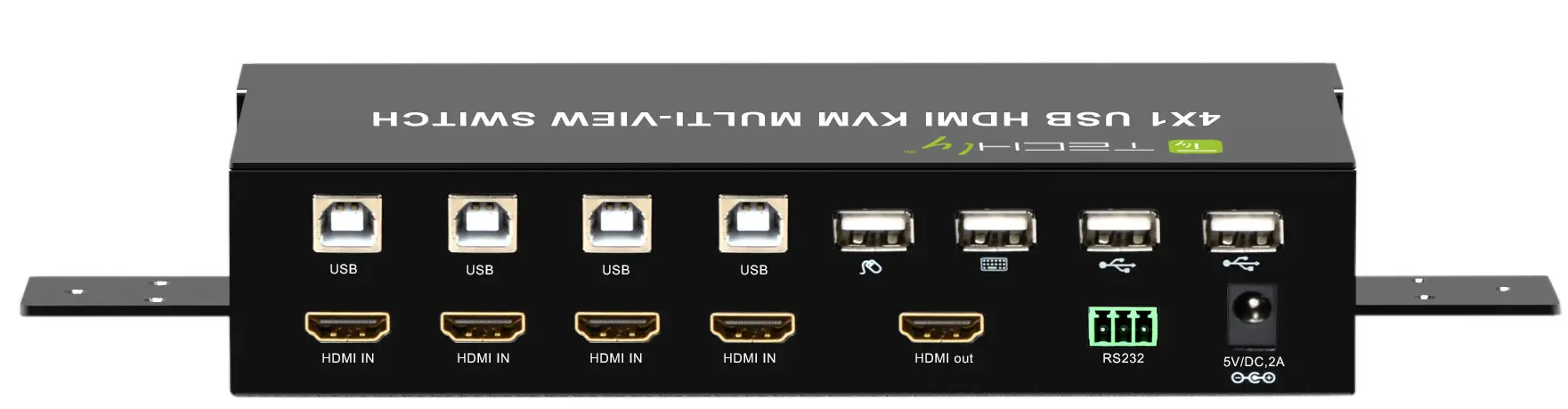 TECHly-IDATA HDMI-401MV 4X1 USB KVM Multi Viewer Switch-product