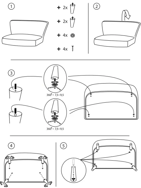 WOOOD Sara Bankje Teddy Off White 73x110x72-fig2