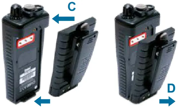 entel HT649 GMDSS IP68 Submersible Marine Handheld Radio - Battery pack