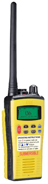 entel HT649 GMDSS IP68 Submersible Marine Handheld Radio