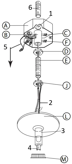FREDRICK RAMOND 46956 Elise 19-lt 27 Zoll Pendant 1