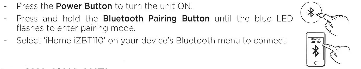 iHome iZBT110 Zenergy Candle Portable Bluetooth Sound Soother - Connecting to Bluetooth