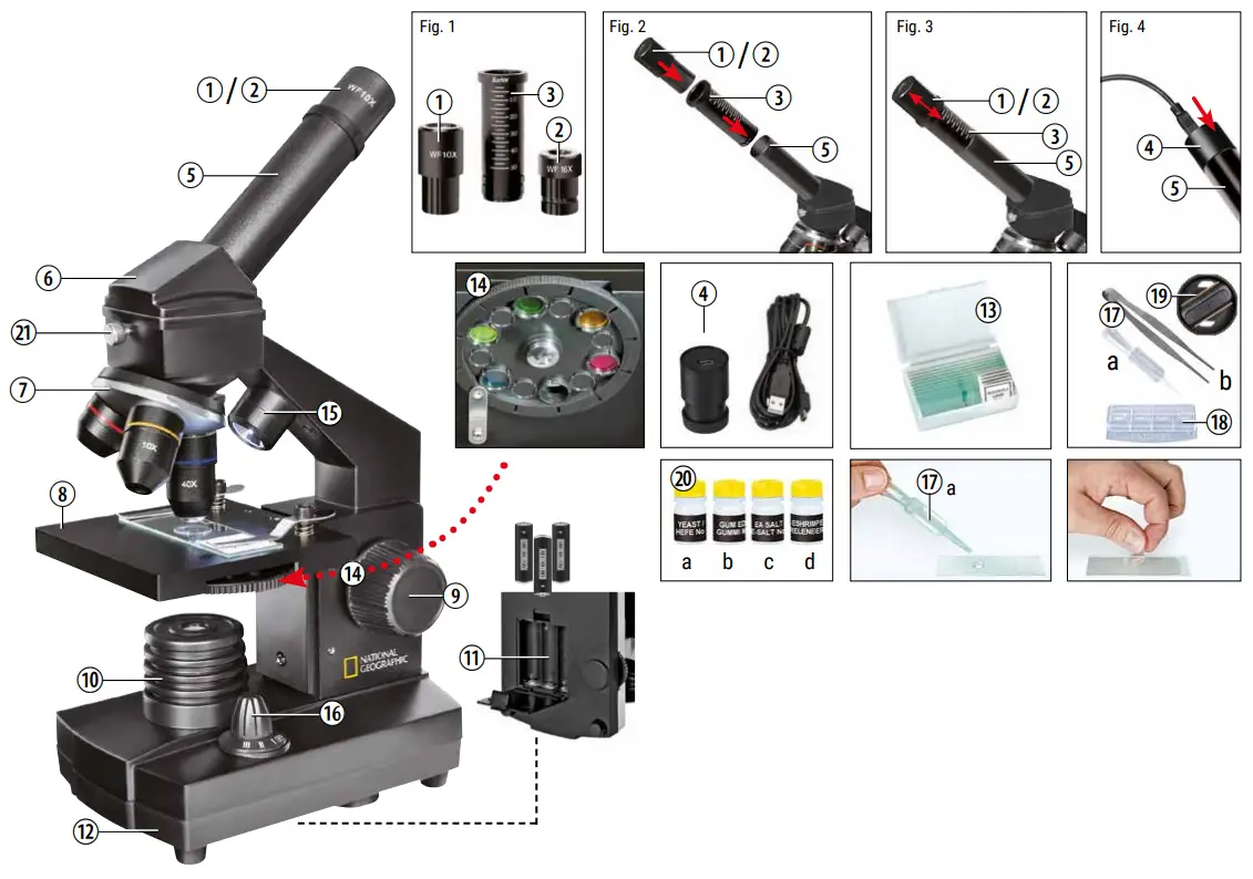 BRESSER 9039100 Junior 40x-1024x Microscope - fig 1