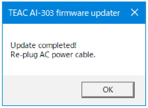 TEAC AI-303 USB DAC Amplifier - window