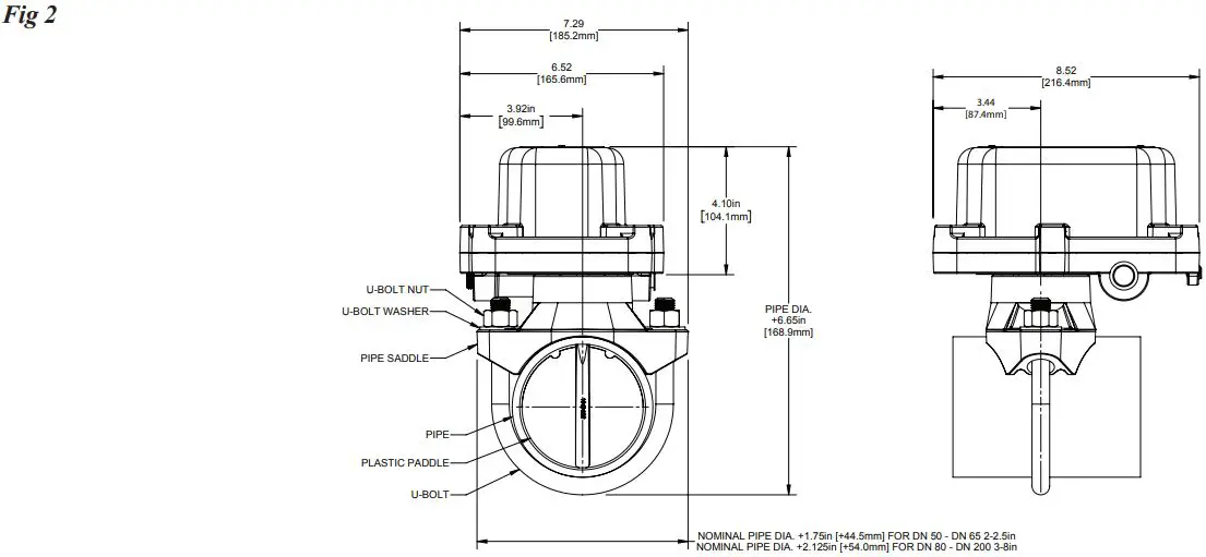 POTTER VSR-FEX Explosion Proof Vane Type Waterflow Alarm Switch With Retard-FIG3
