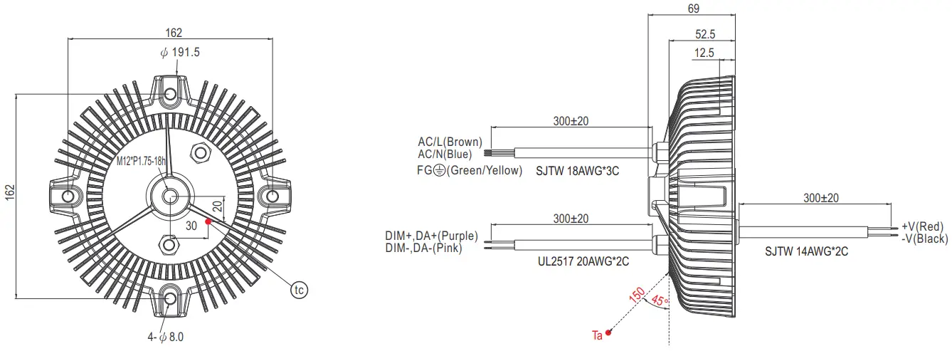 MEAN WELL HBGC 300 Series 300W Constant Power Mode LED Driver -Medical Specification 22