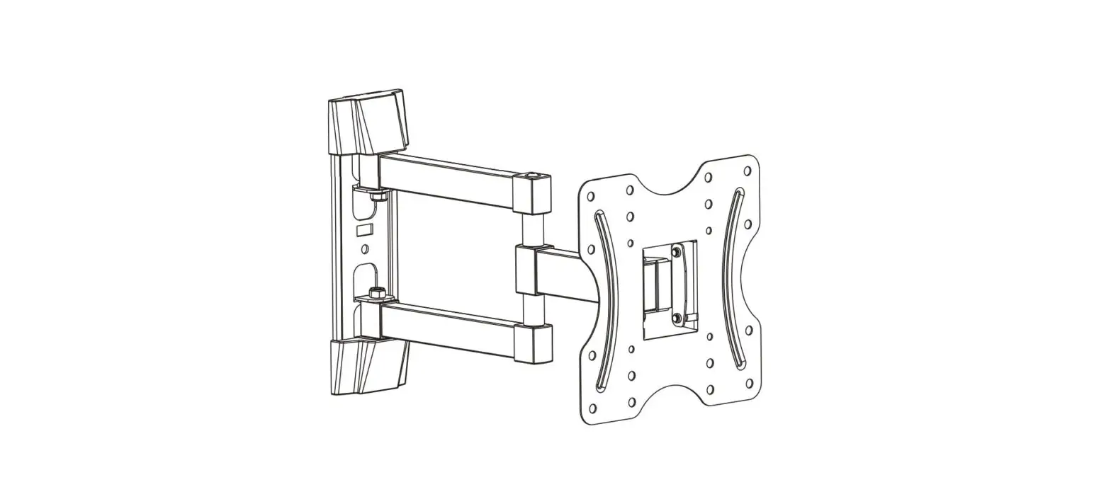 Puremounts Pm-fm12-200 Full Motion Led Lcd Tv Wall Mount Instruction Manual