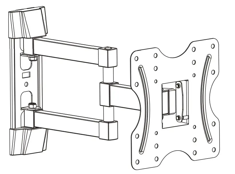 PureMounts PM-FM12-200 Full Motion LED LCD TV Wall Mount Product