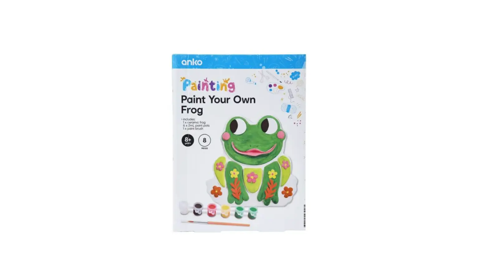 Anko 8 Piece Paint Your Own Frog Set Owner's Manual