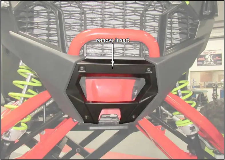 SUPERATV Polaris RZR Pro R Winch Mounting Plate B1