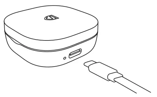 SOUNDPEATS QCC3040 TrueAir2 Wireless Earbuds - Charge the case