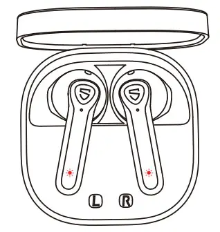 SOUNDPEATS QCC3040 TrueAir2 Wireless Earbuds - Charge the earbuds