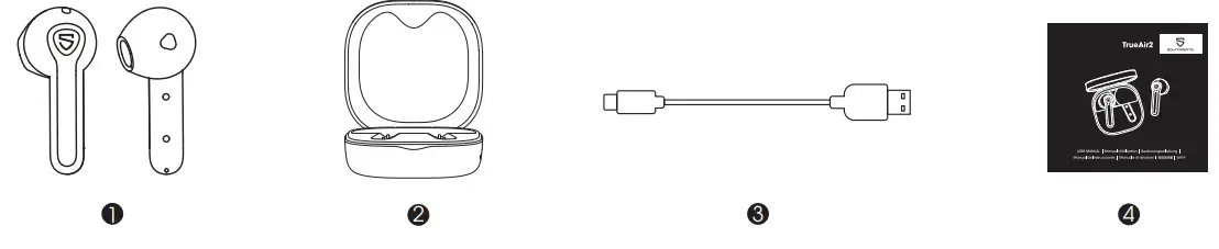 SOUNDPEATS QCC3040 TrueAir2 Wireless Earbuds - TOOLS