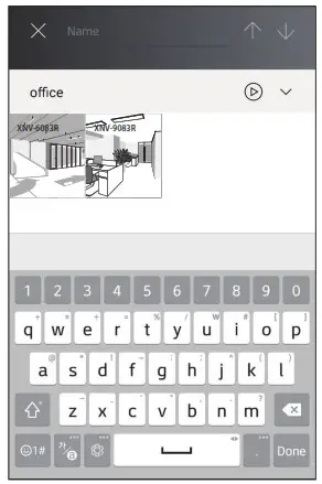WISENET Mobile App - My channel screen 2