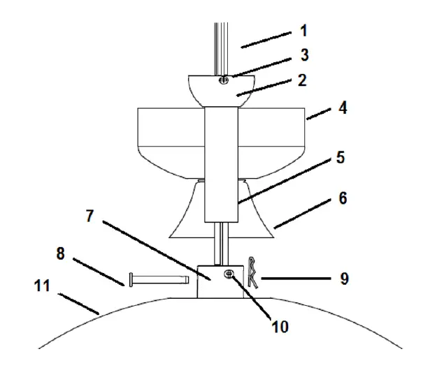 51106201 Montclair Ceiling Fan 4