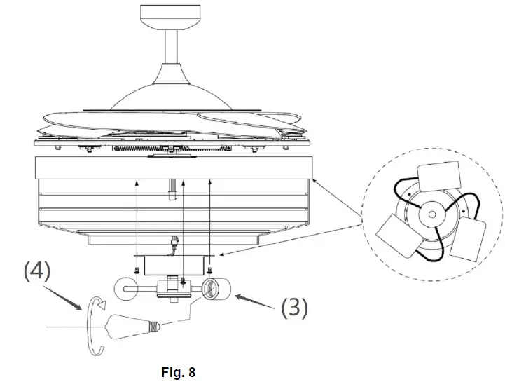 51106201 Montclair Ceiling Fan 6