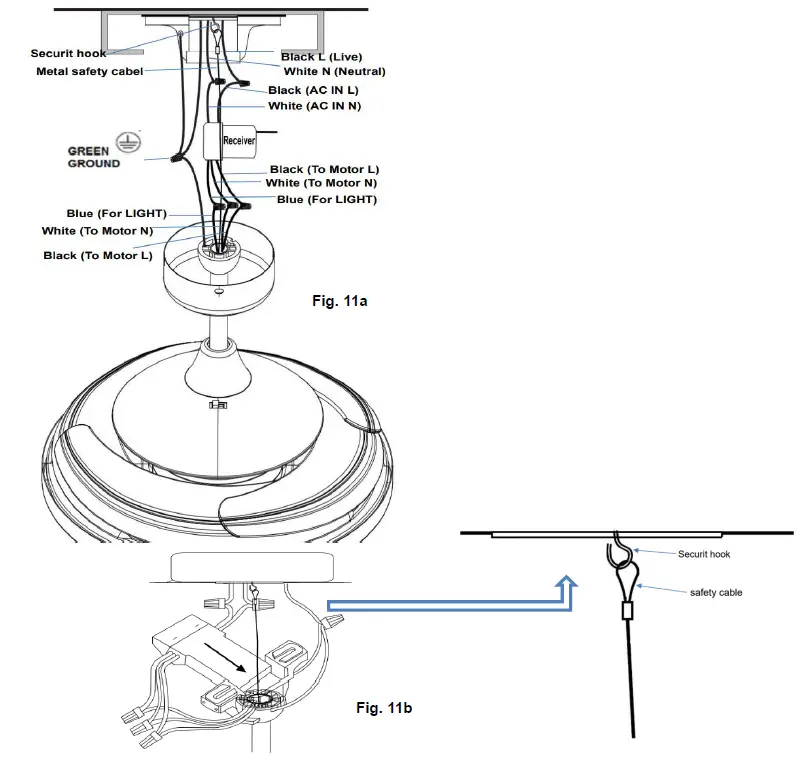 51106201 Montclair Ceiling Fan 9