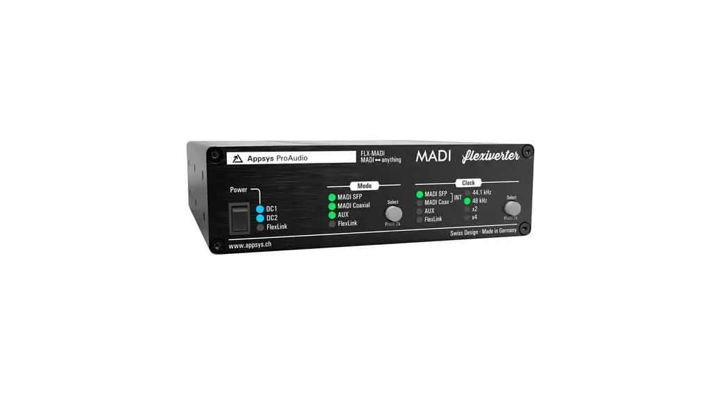 Appsys Flx-madi Madi Anything Digital Audio Converter User Guide Appsys Flx-madi Madi Anything Digital Audio Converter User Guide