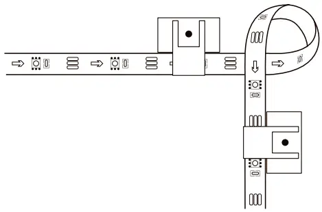 Govee H6126 32.8ft LED Strip Lights - clips around