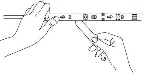 Govee H6126 32.8ft LED Strip Lights - over it firmly