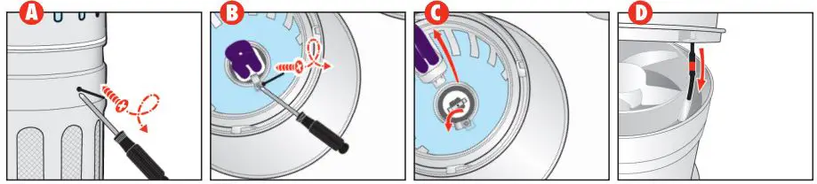 DynaTrap Insect Trap DT1050-CSTCA Owner’s Manual - REPLACING BULB