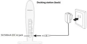 FIG 4 Charging the headphones