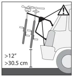 SARIS 1051 SENTINEL Trunk MOunt Bike Rack for 2 Bikes -FIGURE 11