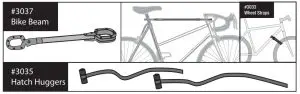 SARIS 1051 SENTINEL Trunk MOunt Bike Rack for 2 Bikes -FIGURE 4