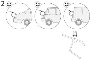 SARIS 1051 SENTINEL Trunk MOunt Bike Rack for 2 Bikes -FIGURE 6