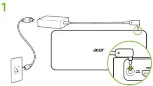 acer D501 USB Type-C Dock - AC adapter