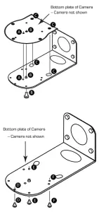 QSC Q-SYS NC Series Conference Camera - Wall Bracket
