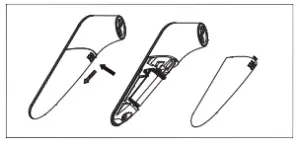 microlife NC200 Non Contact Forehead Thermometer -Never open the thermometer