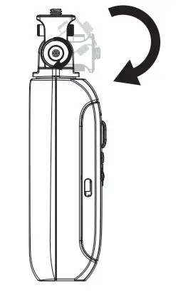 INKEE IRONBEE Wireless Remote Selfie Stick - he adapter can be bent from 0°to 90 in single direction