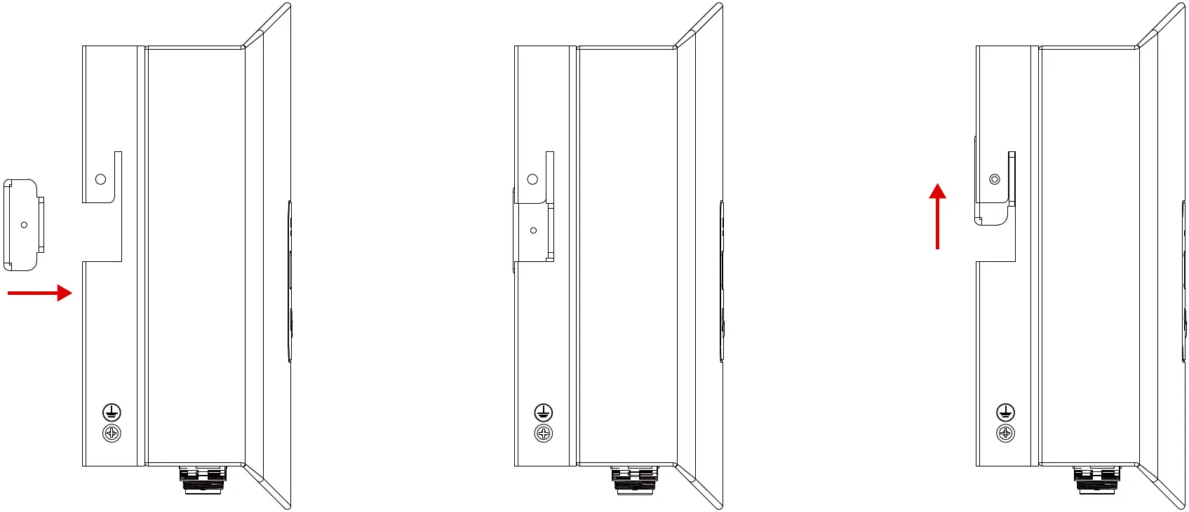 Hang the EPM in the Bracket