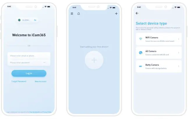 Scan Function On The Mobile iCam365 App- Add device
