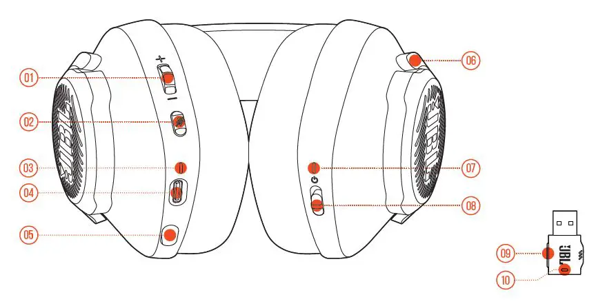 JBL Quantum 350 Wireless Headphone 02