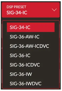 episode EA-RSP-2D-200 DSP Amplifiers- DSP PRESET