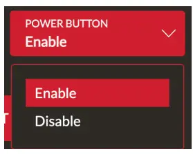 episode EA-RSP-2D-200 DSP Amplifiers- power button
