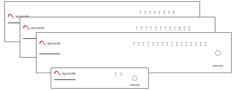episode EA-RSP-2D-200 DSP Amplifiers