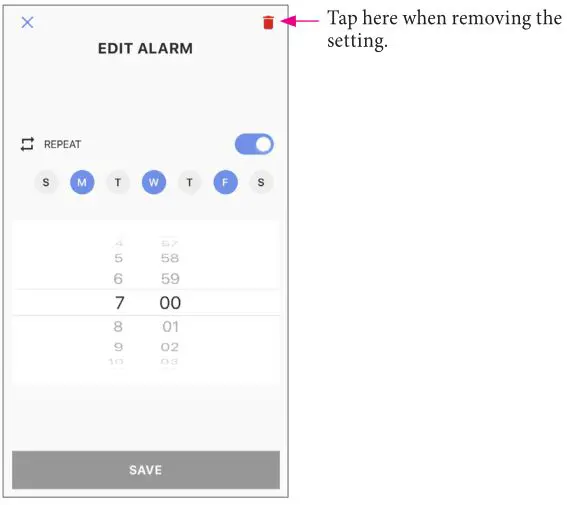 Citizen YF05 - Changing alarm setting