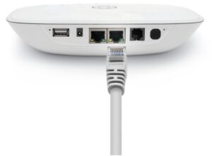 Plug in Ethernet Cable