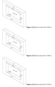 Oneinmil IF 1330TCL 30 Inches Electric Fireplace - RECESSED TO WALL INSTALLATION
