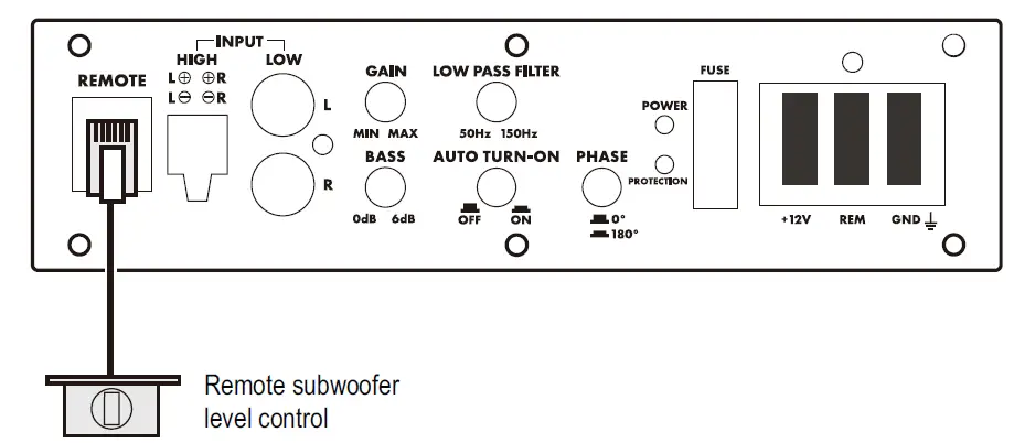 Planet Audio P8AW 8 Inch 203mm Low Profile Amplified Sunwoofer 7