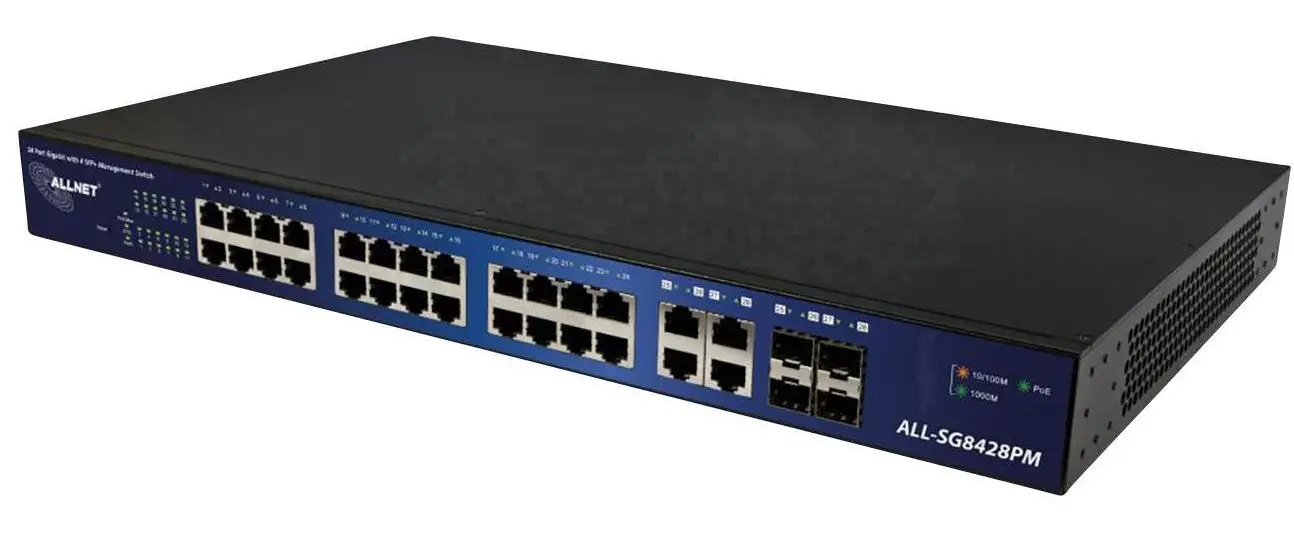 ALLNET ALL-SG8618PM Network Switch 16 2 Ports product