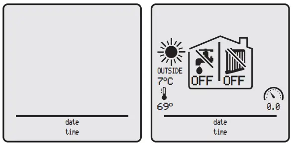 BIASI 1027720040 Multiparva Cond H 115 Wall Mounted Condensing Gas Boiler - Display