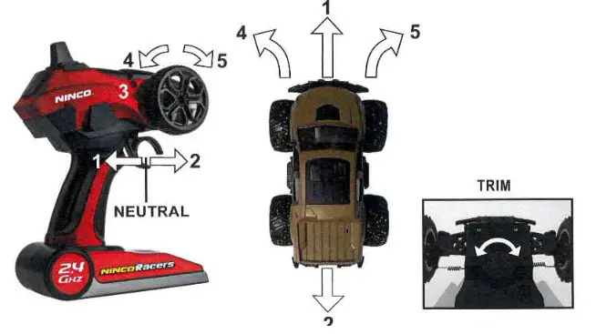 NINCO Racers NH93173 Overlander 1 14 2WD RC Electric Truck Car- Play