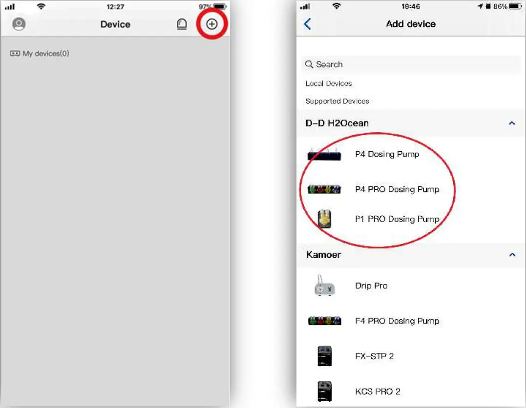 Connect the dosing pump to the Cloud