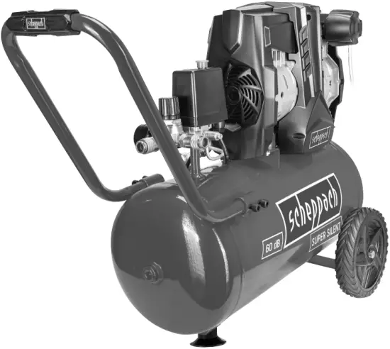 scheppach HC25Si 230V 24L Portable Super Silent Air Compressor