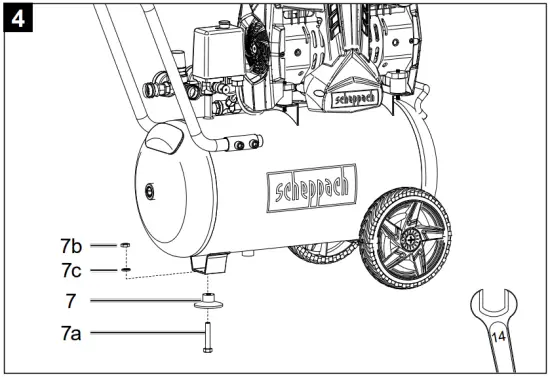 Installing the supporting