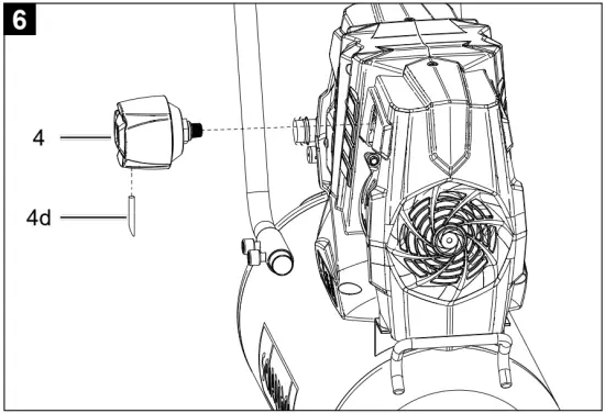 Installing the air filter
